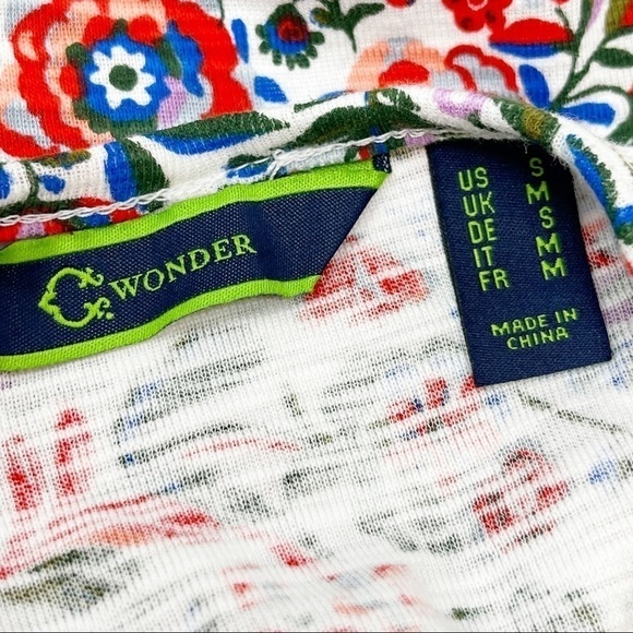 C WONDER Women’s NANTUCKET Floral Print Top - Picture 6 of 7